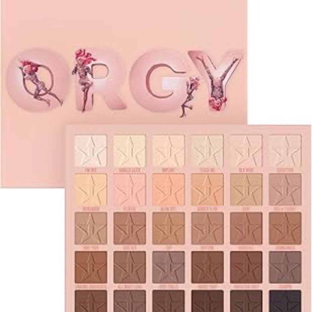 Jeffree Star Orgy Palette - Cream and Brown Tones